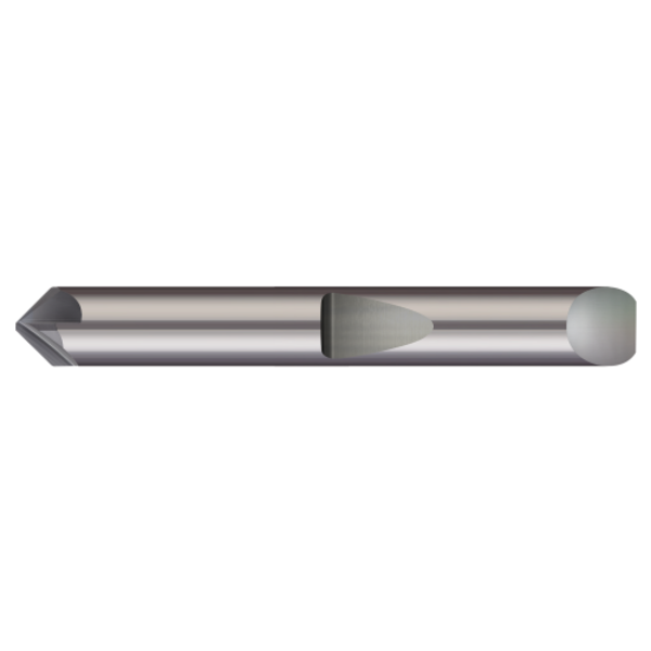 Micro 100 Quick Change, Countersink and Chamfer Tool, 0.2500" (1/4) Shank dia, Number of Flutes: 6 QCS-250-100